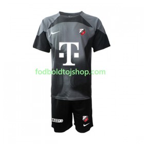 FC Utrecht Målmand Børn Hjemme Fodboldsæt 2022-23 S/S (+ Korte bukser)